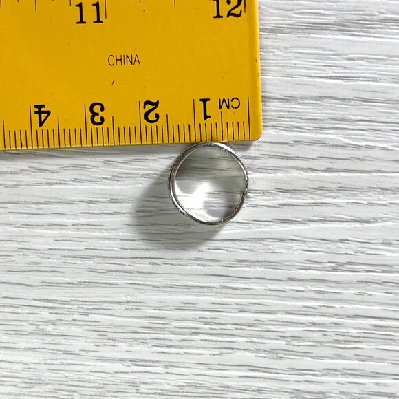 Tribal Pattern Toe Ring - Adjustable 925 Silver - Picture 8 of 8